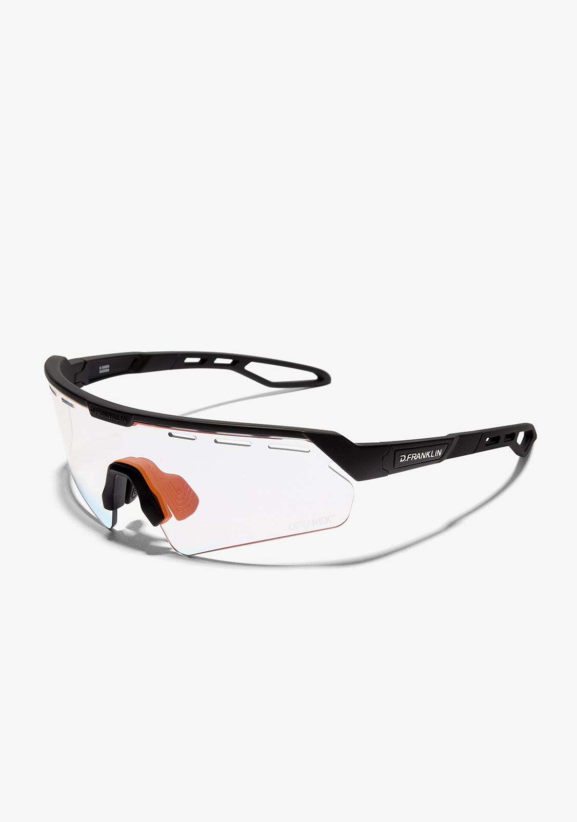 Thunder Fifty Low Matte Black / Photochromic Mirror Red