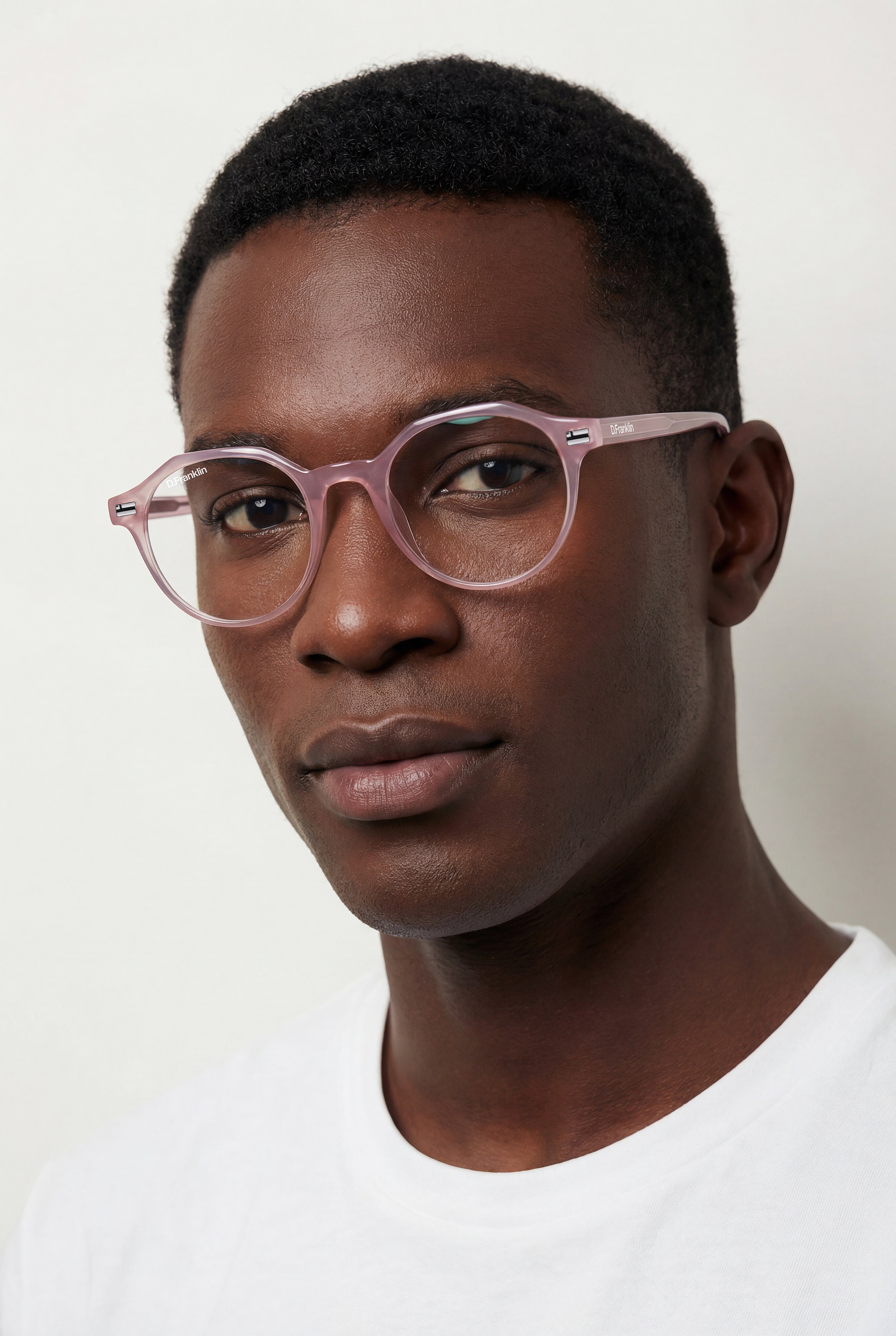 [新品] SKYLRK (Dusty Pink) Slim サングラス Ultra Light S Round Full Photochromic Pink / Green