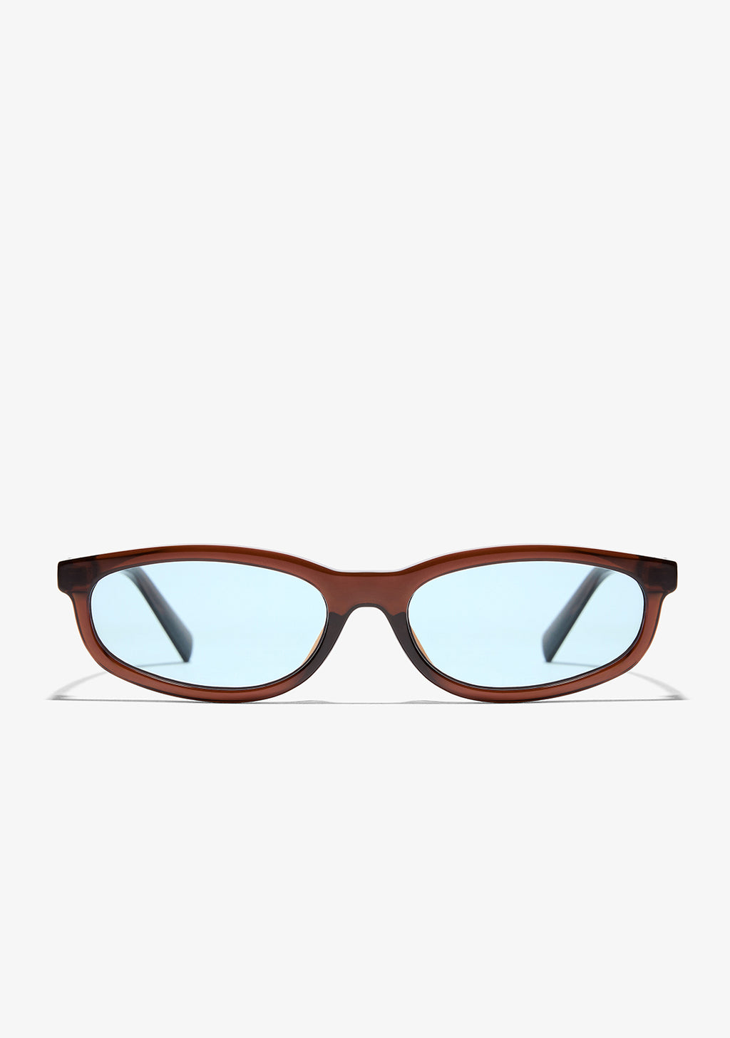 Cat-Eye Sunglasses Lewk Brown / Blue | D.Franklin