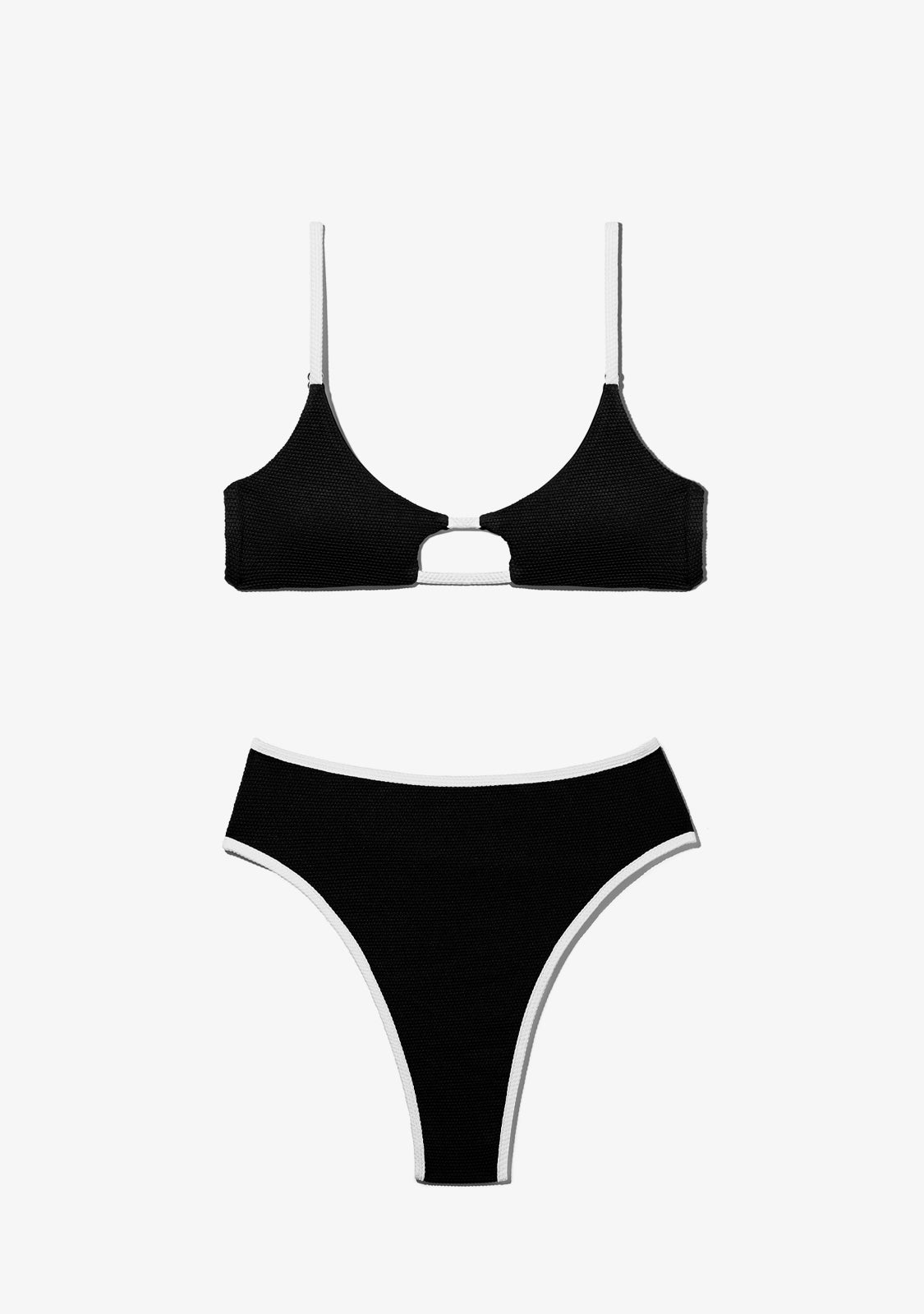 Feroe Top + Wake Bottom Bikini Black