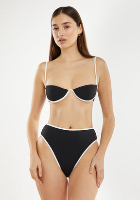 Wake Top + Wake Bottom Bikini Black