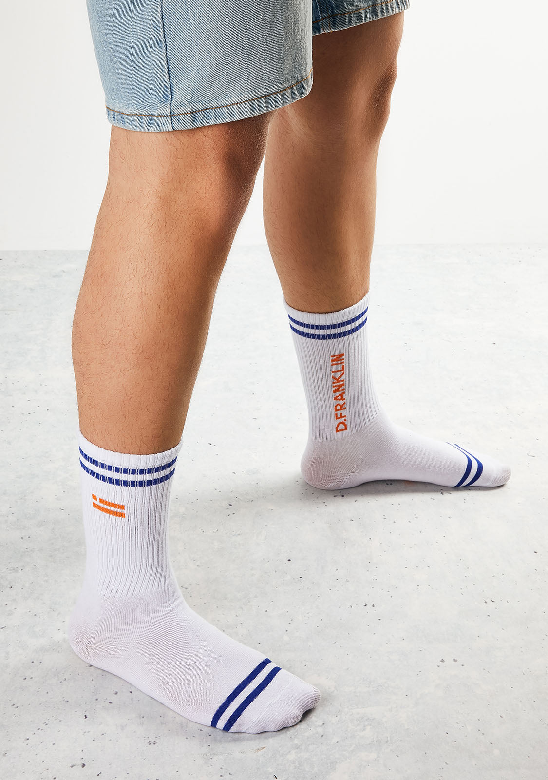 DF Flag Socks White