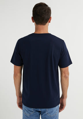 Basic Logo T-Shirt Navy / Yellow