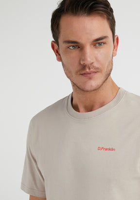 Basic Logo T-Shirt Desert /Coral