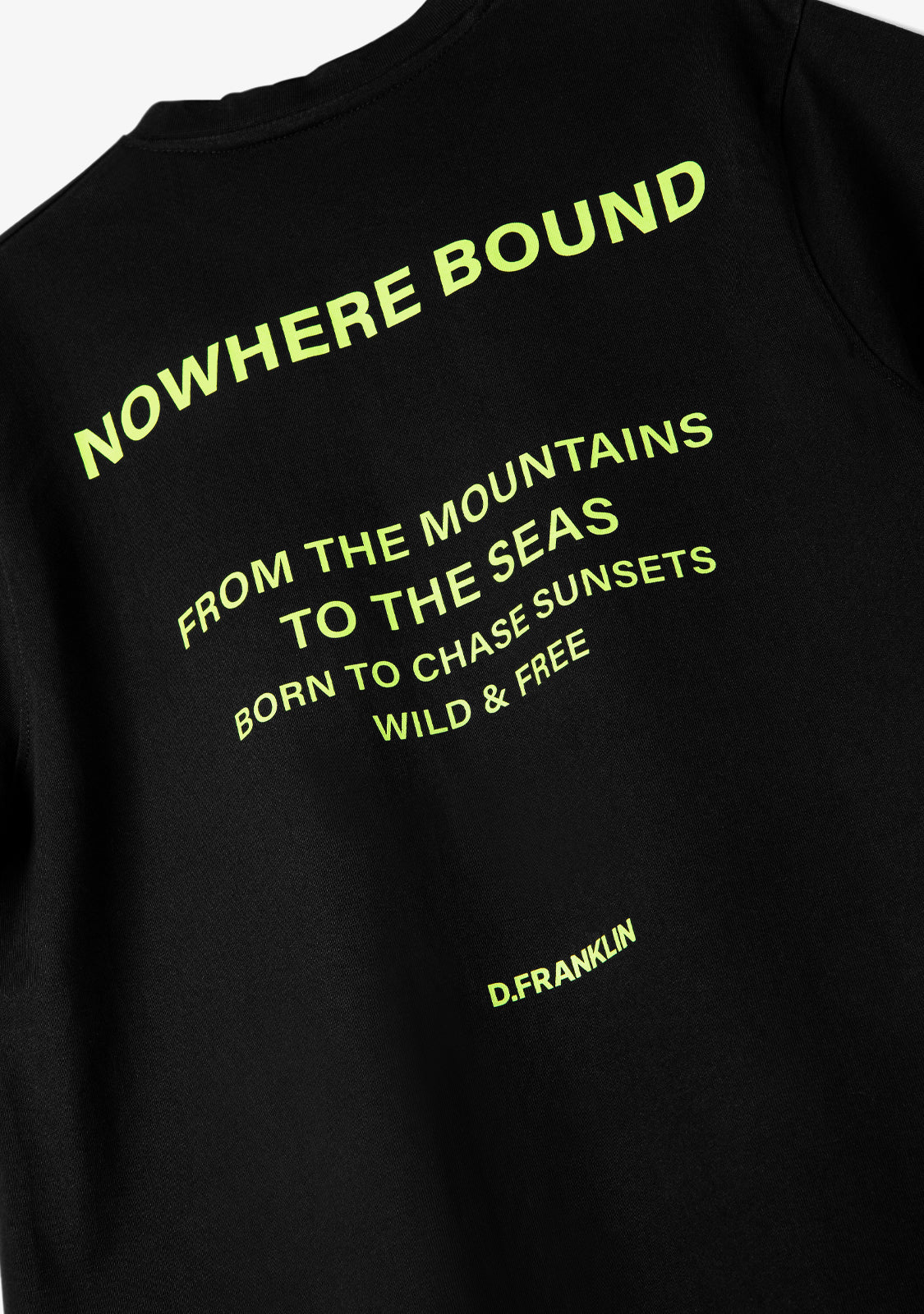 Nowhere Bound T-Shirt Black / Lime
