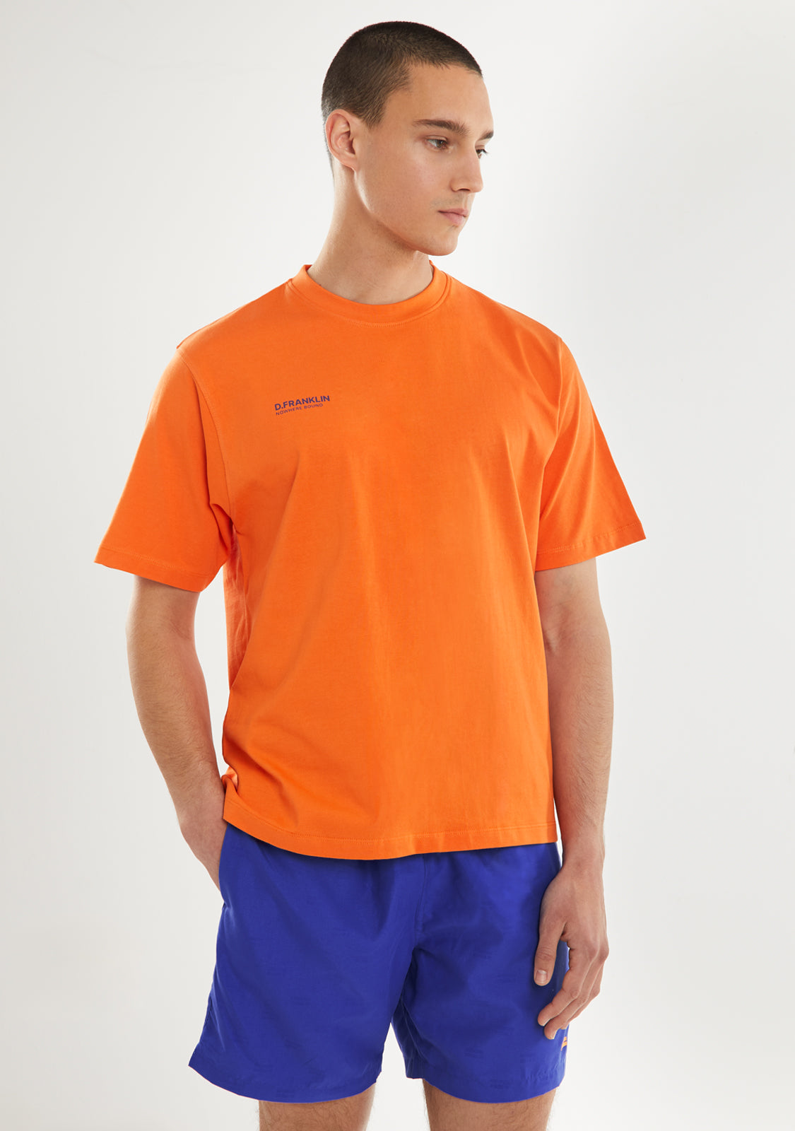 Nowhere Bound T-Shirt Orange / Purple