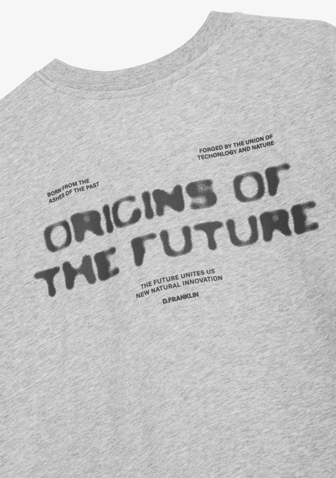 Origins T-Shirt Grey Melange / Anthracite