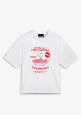 Pasta Lover T-Shirt White / Red