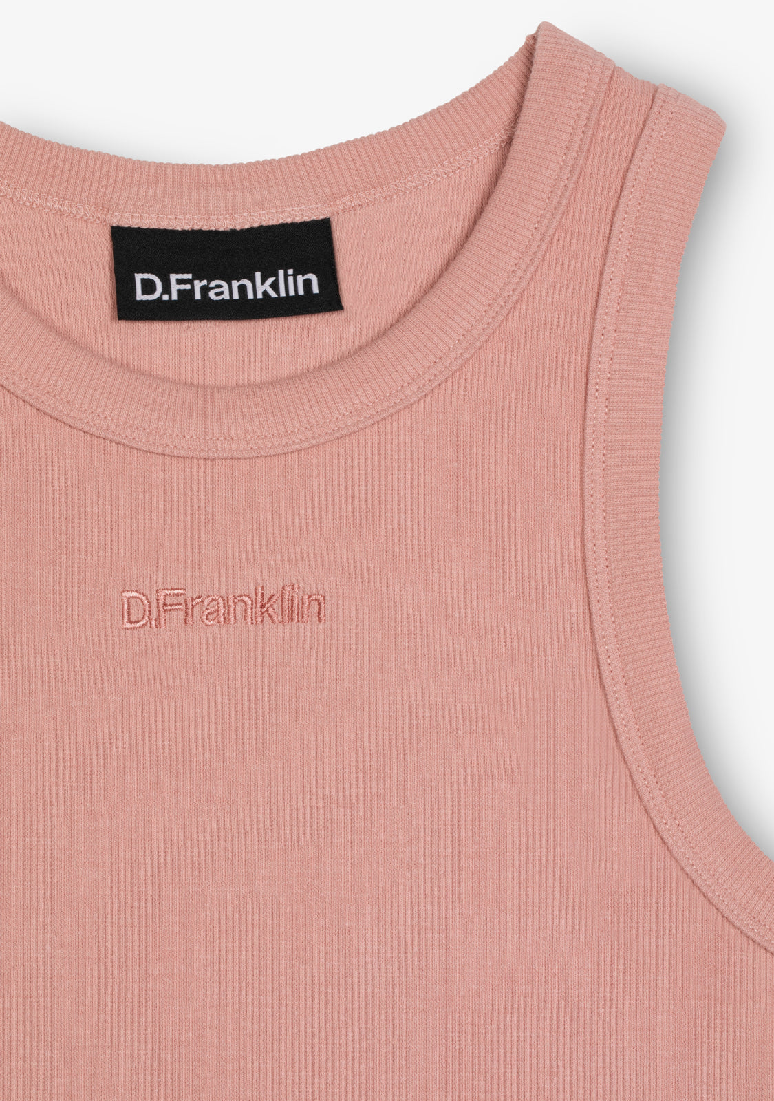 Rib Tank Top Dusty Pink