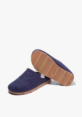 Mercredy Slipper Navy / Brown