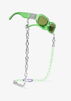 Link Chain Green / Silver