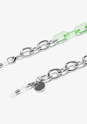 Link Chain Green / Silver