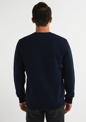 Varsity Sweatshirt Navy / White