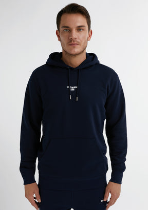 Mid Logo Hoodie Navy / White