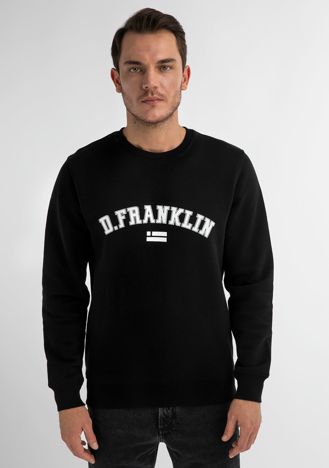 Varsity Sweatshirt Black / White