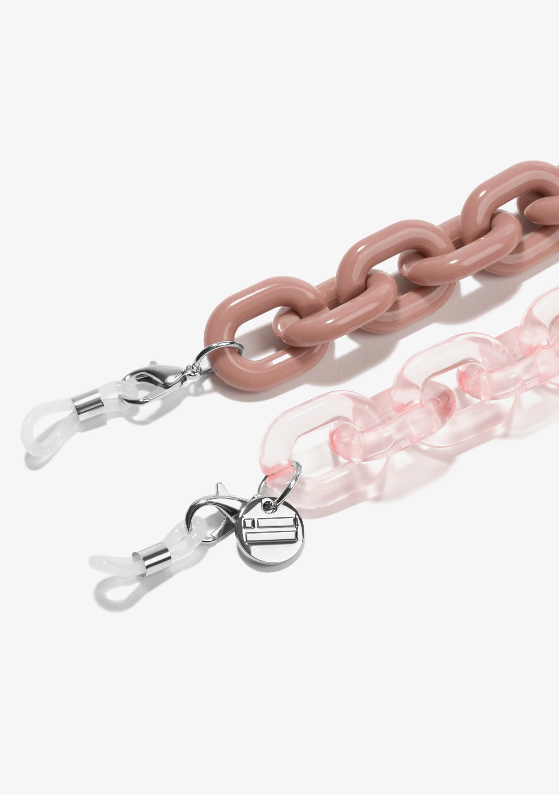 Link Chain Transparent / Pink