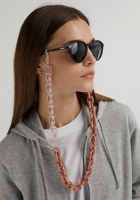 Link Chain Transparent / Pink