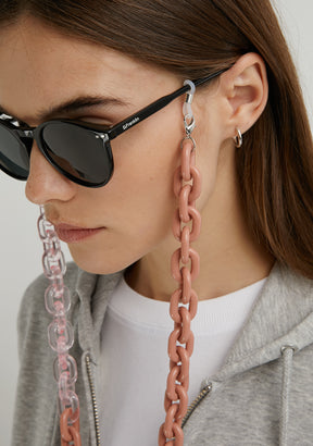 Link Chain Transparent / Pink