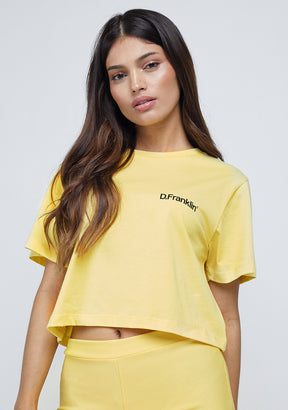 Basic Crop Top Yellow