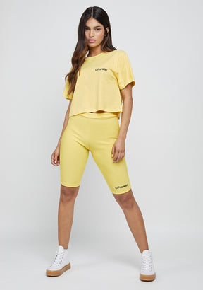 Basic Crop Top Yellow