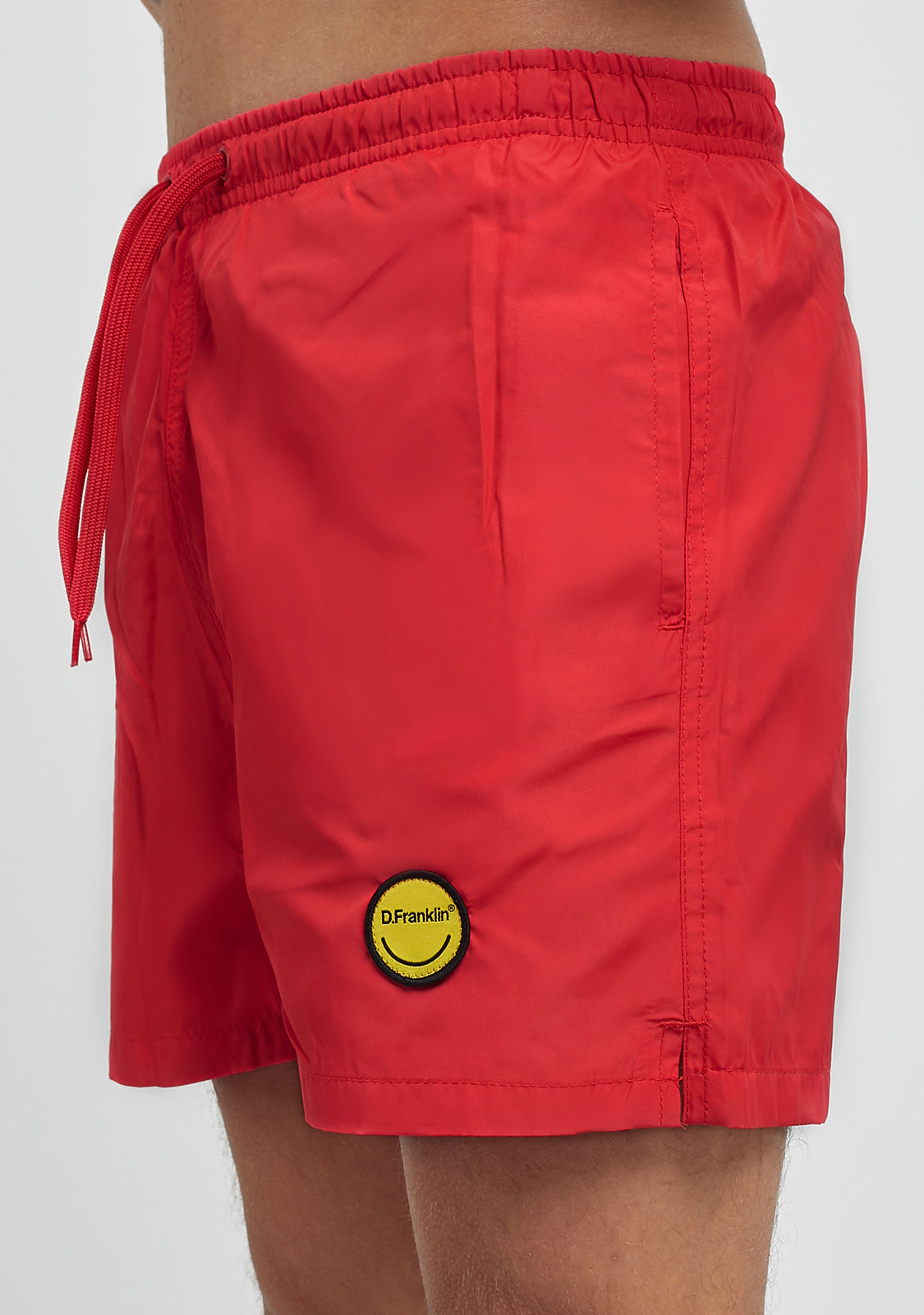 Red Swim Short Smiley