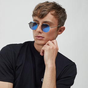 Classic Semi Round Gold / Flash Blue