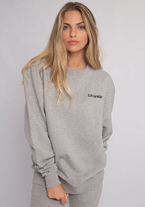 Sweatshirt Oversized Basic Grey