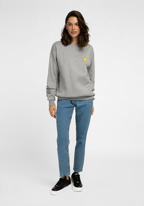 Sweatshirt Smiley Female Grey