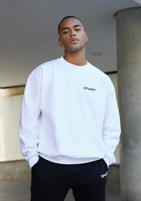 Sweatshirt Oversized D.Franklin Basic White