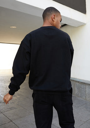 Sweatshirt Oversized D.Franklin Basic Black V2