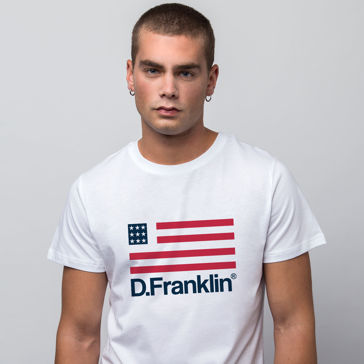 D.Franklin Flag White