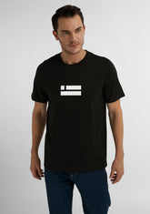 Flag T-Shirt Black / White