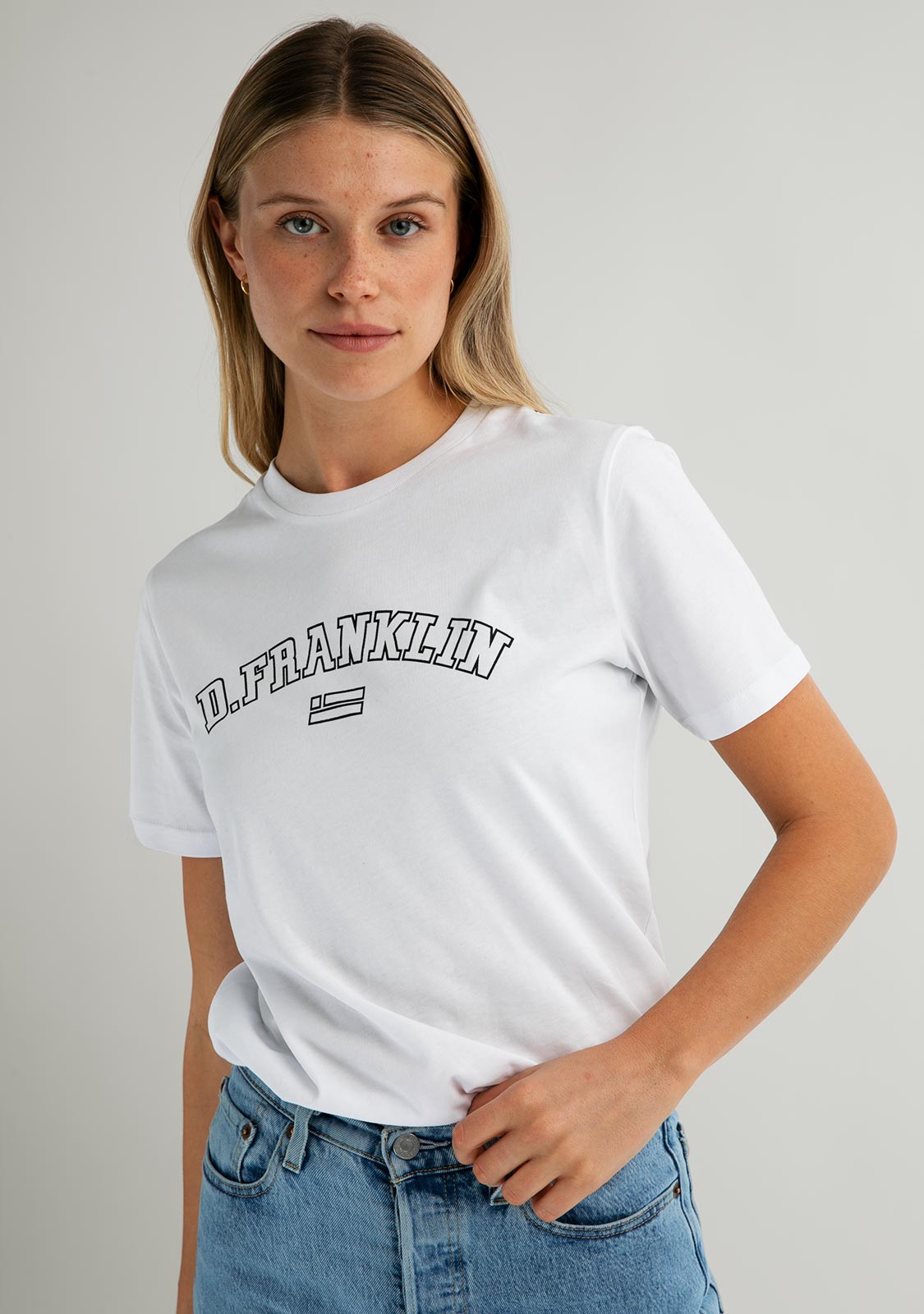 Varsity T-Shirt White / Black