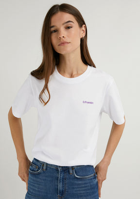 Social Club T-Shirt White / Purple