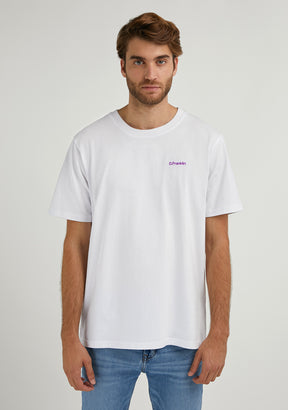 Social Club T-Shirt White / Purple