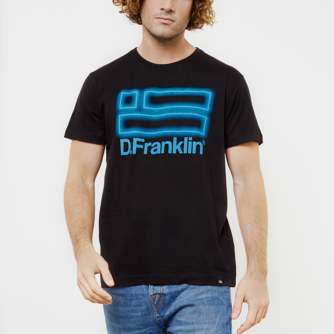 Neon T-Shirt Black / Blue