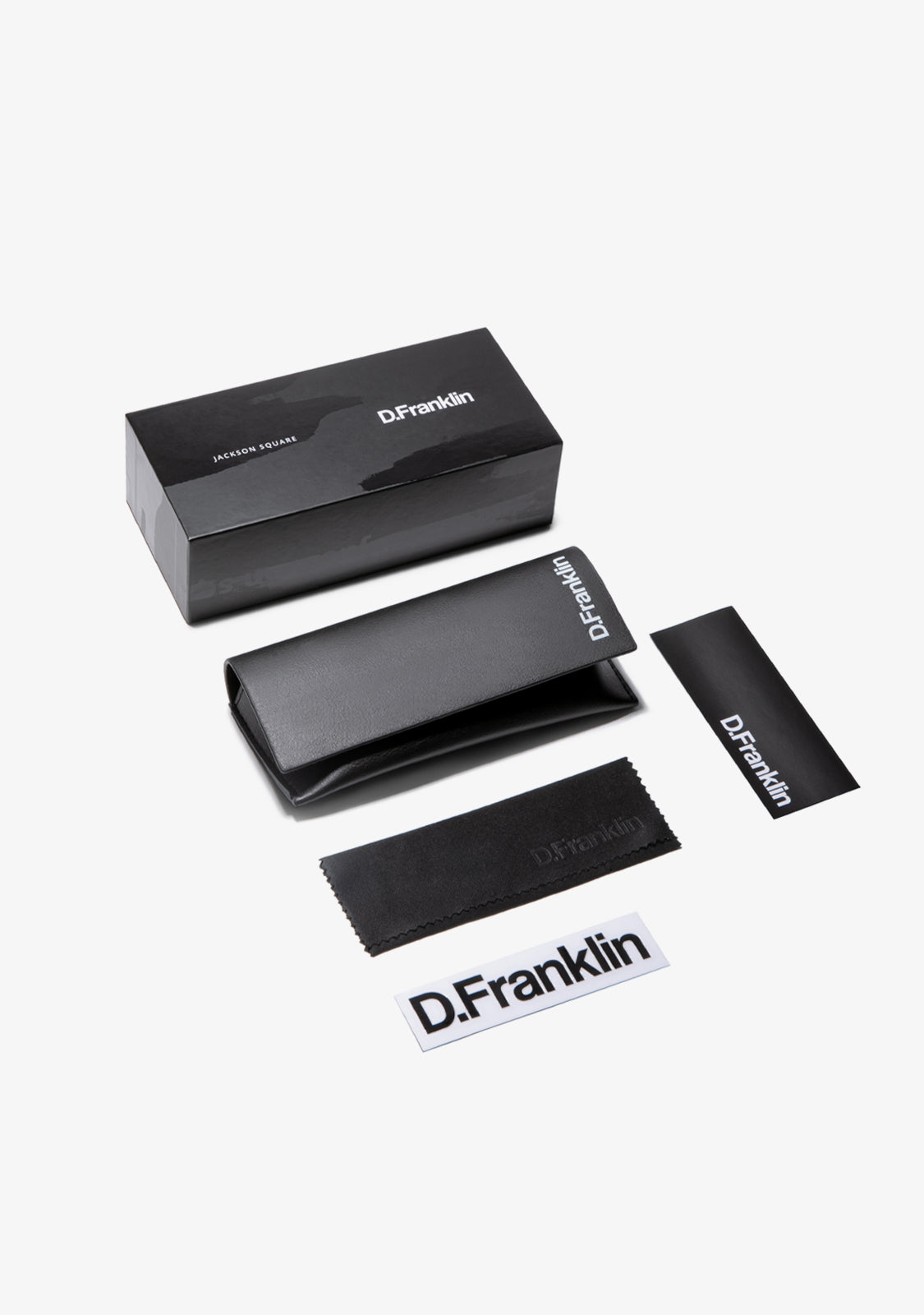 Jackson Square Shiny Smoke Black Sunglasses | D.Franklin®