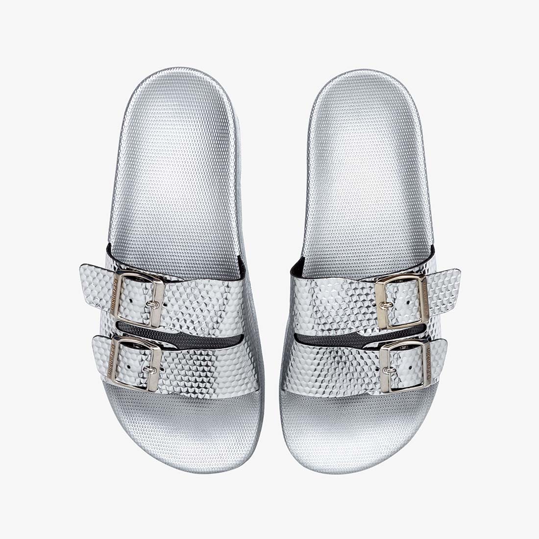 Silver platform slides deals