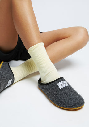 Mercredy Slipper Black / Yellow