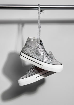 One Way Patchwork Silver Moon