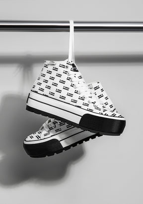 One Way Platform DF Flag White