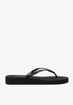 Flip Flop Glitter Black