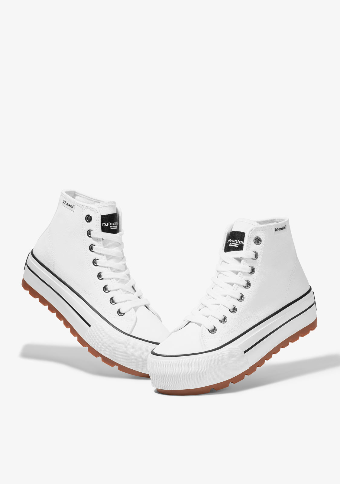 One Way Track Micro White Caramel