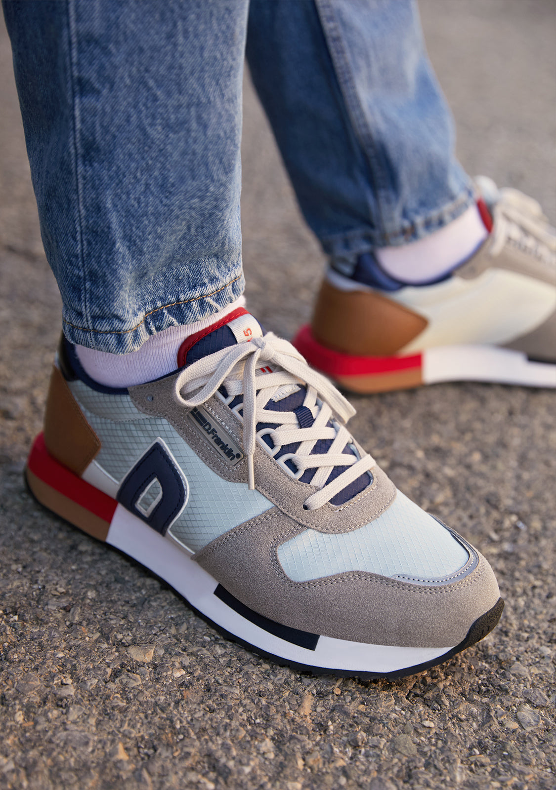 535 Nylon Beige / Grey