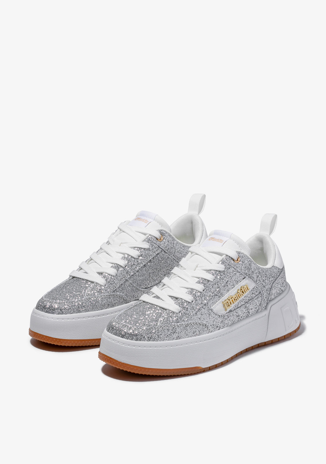 Low Court Glitter Silver