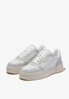 Low Court Basic White / White