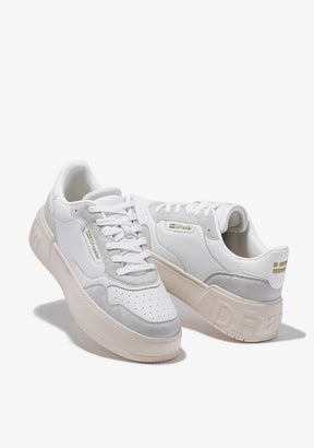 Low Court Basic White / White