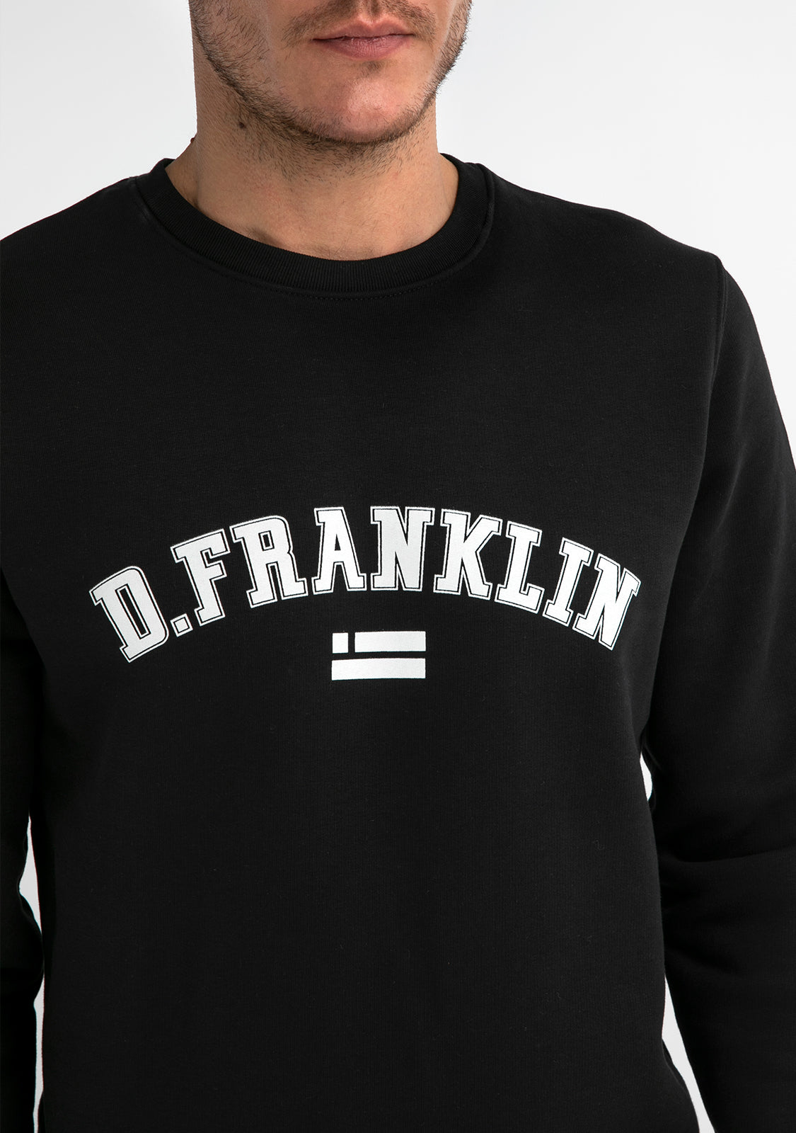 Varsity Sweatshirt Black / White